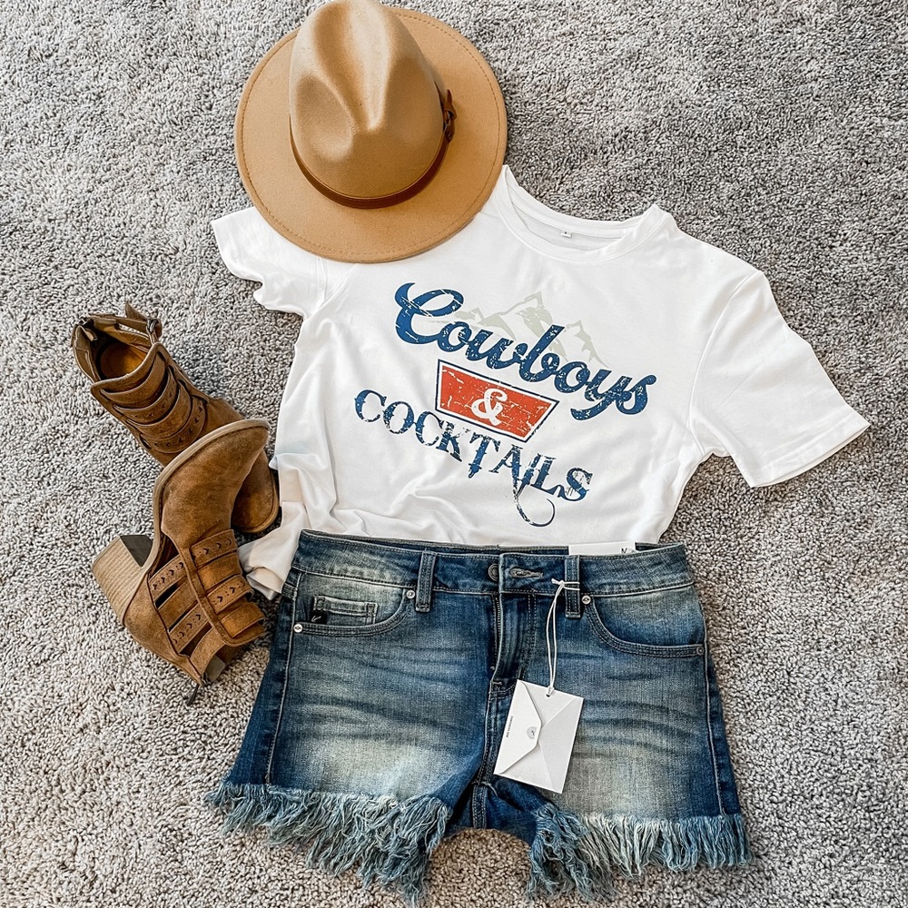 Cowboys & Cocktails Tee